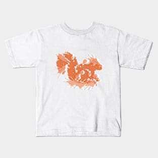 Orange squirrel Kids T-Shirt